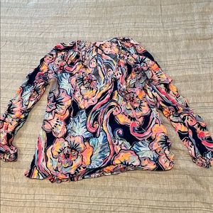 Lilly Pulitzer top. Machine Washable!